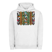 Pigment Lunar Rock soccer camouflage serape cowhide turquoise leopard glitter  brushstrok Urban Hoodie - Artiststas