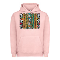 Pigment Salmon soccer camouflage serape cowhide turquoise leopard glitter  brushstrok Urban Hoodie - Artiststas