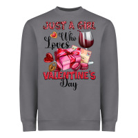 Storm just a girl who loves valentine's day Heavyweight Sweatshirt - OliviaCreatesArt