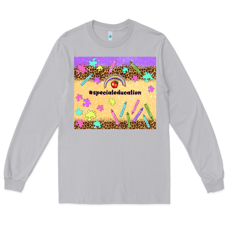 Special Education Teacher Long Sleeve Tee by TumblerDesignByShophia | Teevron