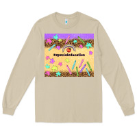 Mushroom special education teacher Long Sleeve Tee - TumblerDesignByShophia