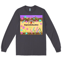 Smoke special education teacher Long Sleeve Tee - TumblerDesignByShophia