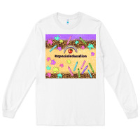 White special education teacher Long Sleeve Tee - TumblerDesignByShophia