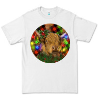 White Brown Cow Christmas Premium Tee - RanaPortraitStore