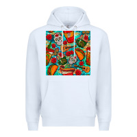 Hispanic Heritage Month Coffee Cups And Taco With Glitter And Leopard  Premium Hoodie | Teevron