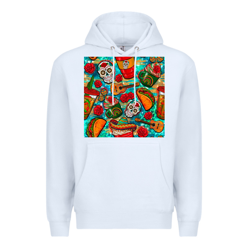 Hispanic Heritage Month Coffee Cups And Taco With Glitter And Leopard  Premium Hoodie by BundleAndBundleShop | Teevron