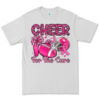 Dove Grey cheer for the cure Premium Tee - MaliasSmallBusiness