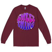 Burgundy editable sweet thing Long Sleeve Tee - tuanDangUi