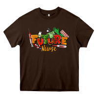 Chocolate Brown future nurse juneteenth Heavy Core Tee - NancyCooperArtShop