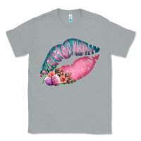 Heather Grey Eared Turquoise Pink Easter Lips Classic Tee - Bettercallsaul