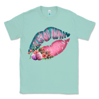 Seafoam Eared Turquoise Pink Easter Lips Classic Tee - Bettercallsaul