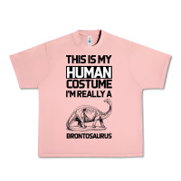 Salmon This Is My Human Costume Im Really A Brachiosaurus Urban Heavy Tee - Bettercallsaul