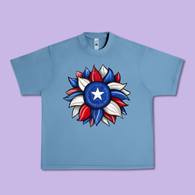 Sunflower Texas Flag 2 Urban Heavy Tee Designed By Jahusdesignshop