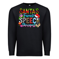 Black festive speech therapist tribute Premium Sweatshirt - CowhideDigitalArt