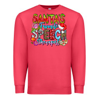 Cardinal festive speech therapist tribute Premium Sweatshirt - CowhideDigitalArt