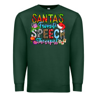 Sports Green festive speech therapist tribute Premium Sweatshirt - CowhideDigitalArt