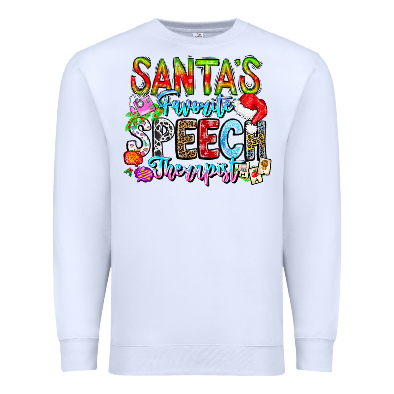 Festive Speech Therapist Tribute Premium Sweatshirt by CowhideDigitalArt | Teevron