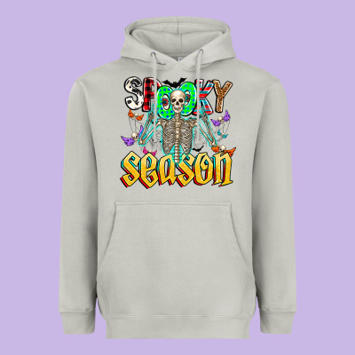 Spooky Season Heavyweight Hoodie Designed By Cowhidedigitalart