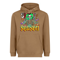Toasted Coconut Spooky Season Heavyweight Hoodie - CowhideDigitalArt