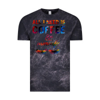Cloud Black All I Need Is Coffee And Mascara Vintage Tee - Bettercallsaul