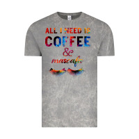 Cloud Rock All I Need Is Coffee And Mascara Vintage Tee - Bettercallsaul
