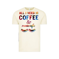 Vintage Arctic All I Need Is Coffee And Mascara Vintage Tee - Bettercallsaul