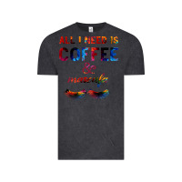 Vintage Black All I Need Is Coffee And Mascara Vintage Tee - Bettercallsaul