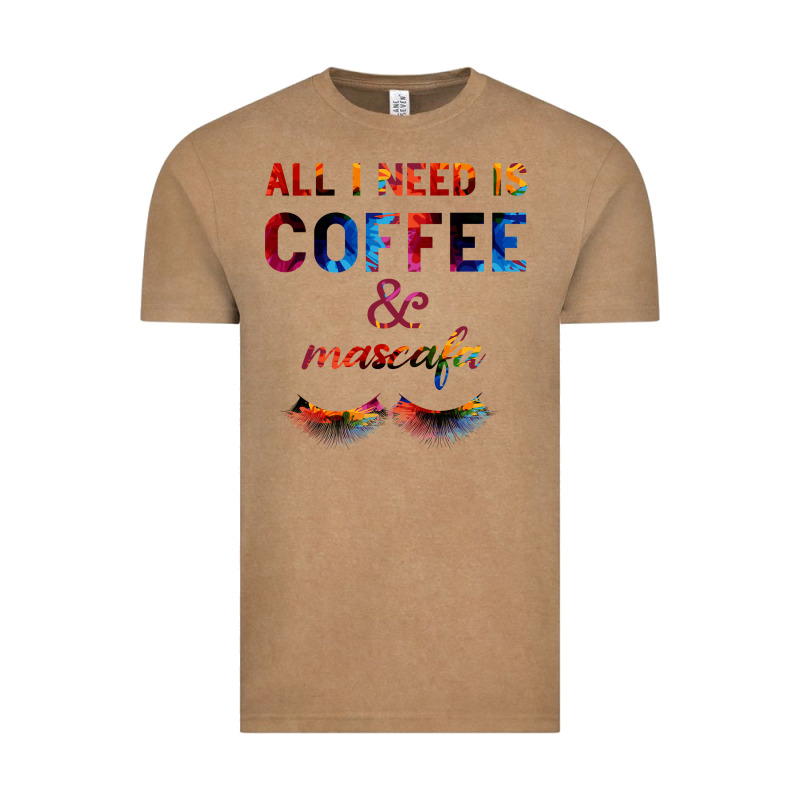 All I Need Is Coffee And Mascara Vintage Tee by Bettercallsaul | Teevron
