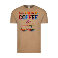 Vintage Coffee All I Need Is Coffee And Mascara Vintage Tee - Bettercallsaul