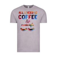 Vintage Zinc All I Need Is Coffee And Mascara Vintage Tee - Bettercallsaul
