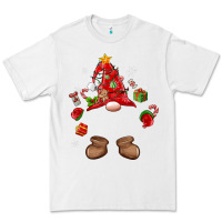 White custom christmas gnome Premium Tee - MaliasSmallBusiness