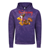 Cloud Purple Thanksgiving family Vintage Hoodie - tuanDangUi