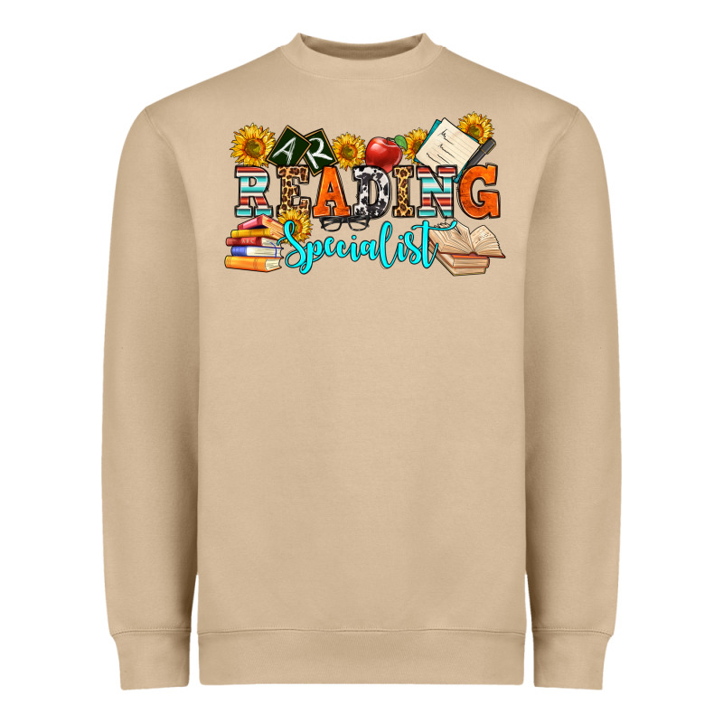 Reading Specialist Olivia Heavyweight Sweatshirt by OliviaCreatesArt | Teevron