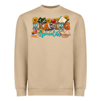 Mushroom reading specialist olivia Heavyweight Sweatshirt - OliviaCreatesArt