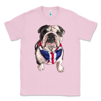 Bubblegum Pink English Dog Classic Tee - RanaPortraitStore