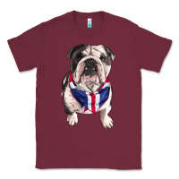 Burgundy English Dog Classic Tee - RanaPortraitStore