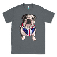 Charcoal Heather English Dog Classic Tee - RanaPortraitStore