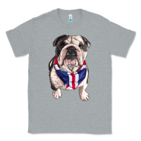 Heather Grey English Dog Classic Tee - RanaPortraitStore