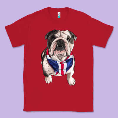 English Dog Classic Tee Designed By Ranaportraitstore