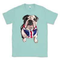 Seafoam English Dog Classic Tee - RanaPortraitStore