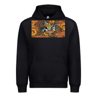 Black texas map bull skull sunflower leopard licence plate Urban Hoodie - Artiststas