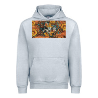 Heather Grey texas map bull skull sunflower leopard licence plate Urban Hoodie - Artiststas