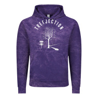 Cloud Purple Disc Golf Funny Sports Tree Disc Golf Player Vintage Hoodie - tuanDangUi