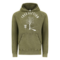 Vintage Olive Disc Golf Funny Sports Tree Disc Golf Player Vintage Hoodie - tuanDangUi
