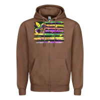 Chestnut mardi gras Zipper Hoodie - FaDigitalArtStudio
