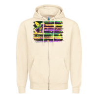 Sandshell mardi gras Zipper Hoodie - FaDigitalArtStudio