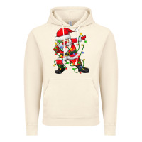Vintage Artic Dabbing Santa Christmas Tree Lights Vintage Hoodie - tuanDangUi