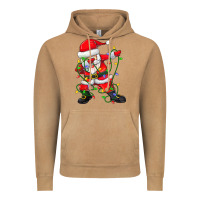 Vintage Camel Dabbing Santa Christmas Tree Lights Vintage Hoodie - tuanDangUi