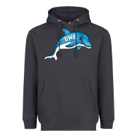 Smoke dolphin dwe Heavyweight Hoodie - CowhideDigitalArt