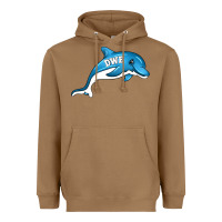 Toasted Coconut dolphin dwe Heavyweight Hoodie - CowhideDigitalArt